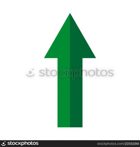 Green straight arrow up. Cursor sign. Navigation concept. Direction icon. App element. Vector illustration. Stock image. EPS 10.. Green straight arrow up. Cursor sign. Navigation concept. Direction icon. App element. Vector illustration. Stock image.