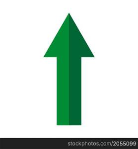 Green straight arrow up. Cursor sign. Navigation concept. Direction icon. App element. Vector illustration. Stock image. EPS 10.. Green straight arrow up. Cursor sign. Navigation concept. Direction icon. App element. Vector illustration. Stock image.