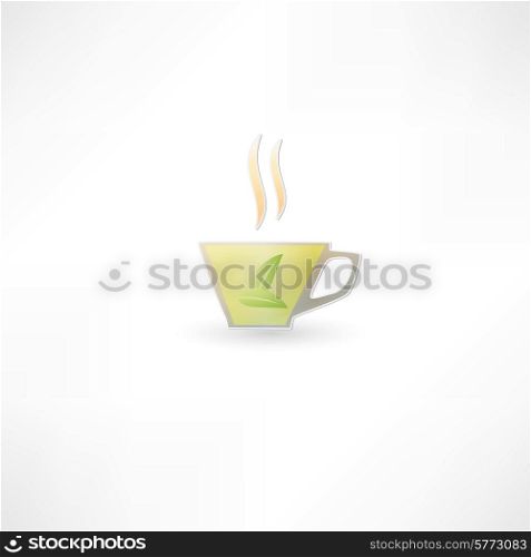 green tea cup icon