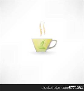 green tea cup icon