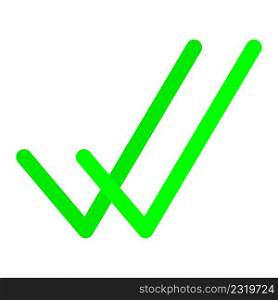 Green tick. Green checklist vector design. Checkbox icon. Tick icon. Vector illustration. stock image. EPS 10.. Green tick. Green checklist vector design. Checkbox icon. Tick icon. Vector illustration. stock image.