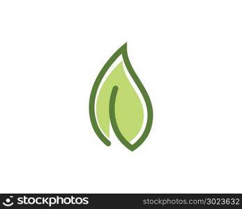green Tree leaf ecology nature element vector