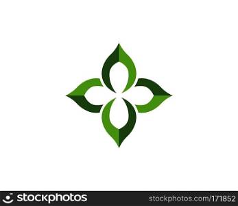 green Tree leaf ecology nature element vector icon