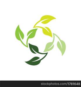 green Tree leaf ecology vector