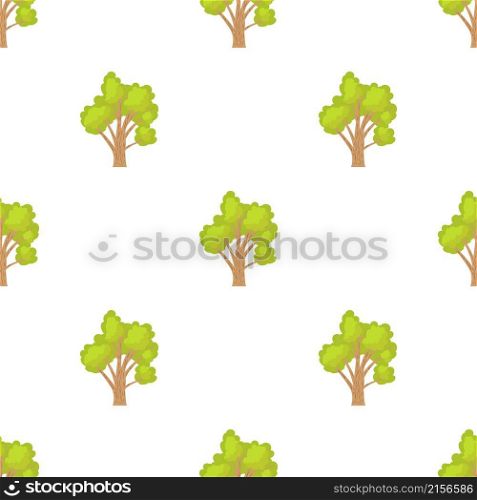 Green tree pattern seamless background texture repeat wallpaper geometric vector. Green tree pattern seamless vector