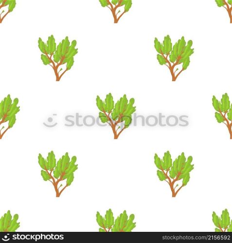 Green tree pattern seamless background texture repeat wallpaper geometric vector. Green tree pattern seamless vector