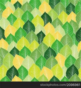 Green tropical leaves seamless pattern for fabric,textile,print or wallpaper,vector illustration