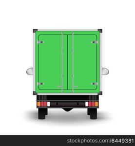 Green truck icon