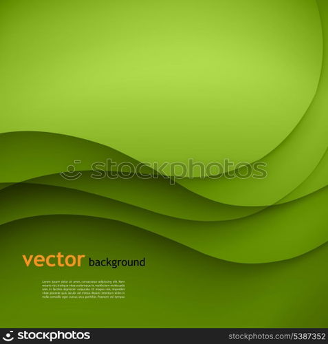 Green vector background
