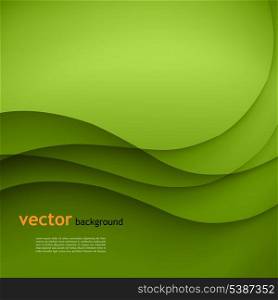 Green vector background