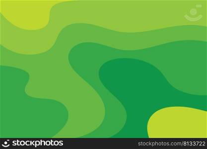 Green wave Baground Wallpaper pattern vector