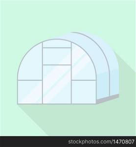 Greenhouse icon. Flat illustration of greenhouse vector icon for web design. Greenhouse icon, flat style