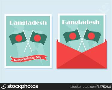 Greeting card for Bangladesh Independence, National Day.. Greeting card for Bangladesh Independence Day