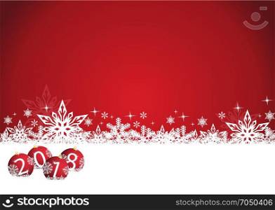 Greeting card for Christmas and New Year. Greeting card for Christmas and New Year with snowflakes and place for text