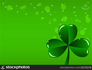 Greeting Card St. Patrick&rsquo;s Day with clover