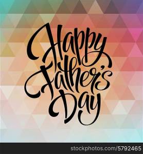 Greeting card template for Father Day. Vector illustration EPS 10. Greeting card template for Father Day. Vector illustration