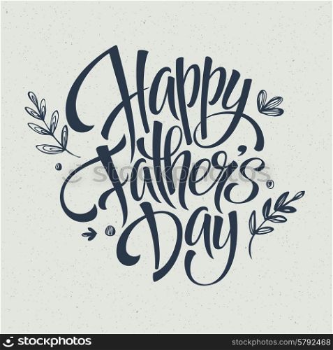Greeting card template for Father Day. Vector illustration EPS 10. Greeting card template for Father Day. Vector illustration