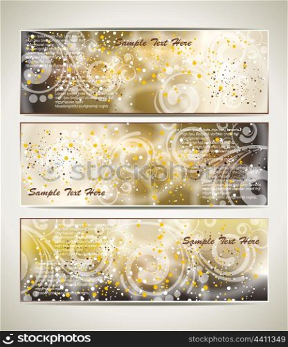 Greeting cards with an ice pattern and copy space.