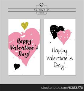 Greetings with Valentine&rsquo;s Day. Drawn doodles. Hand drawn. Sweetheart vector illustration.