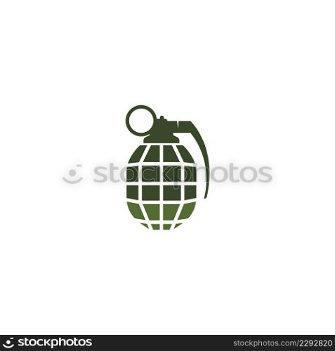Grenade icon illustration design template