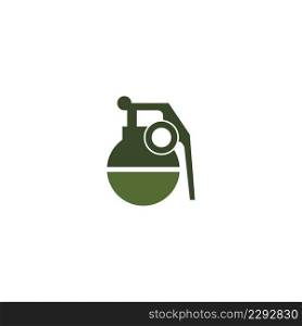 Grenade icon illustration design template