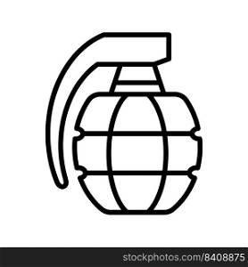 Grenade icon vector design template.