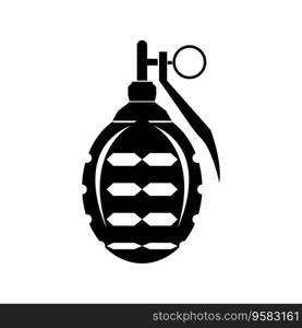 GRENADE ICON VECTOR ILLUSRTATION SYMBOL DESIGN