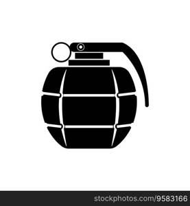 GRENADE ICON VECTOR ILLUSRTATION SYMBOL DESIGN