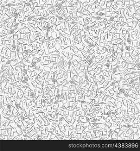 Grey background from notes. A vector illustration