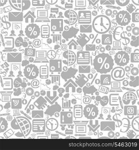Grey background on a theme business. A vector illustration