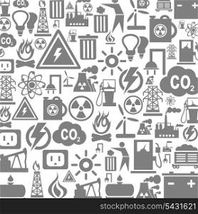 Grey background on a theme the industry. A vector illustration