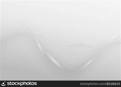 grey background with smooth wave lines