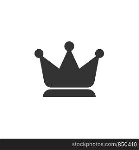 Grey Crown Logo Template Illustration Design. Vector EPS 10.