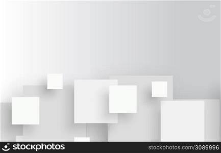 Grey geometric business background with gear shape. Vector abstract graphic design. Grey geometric business background with gear shape. Vector illustration