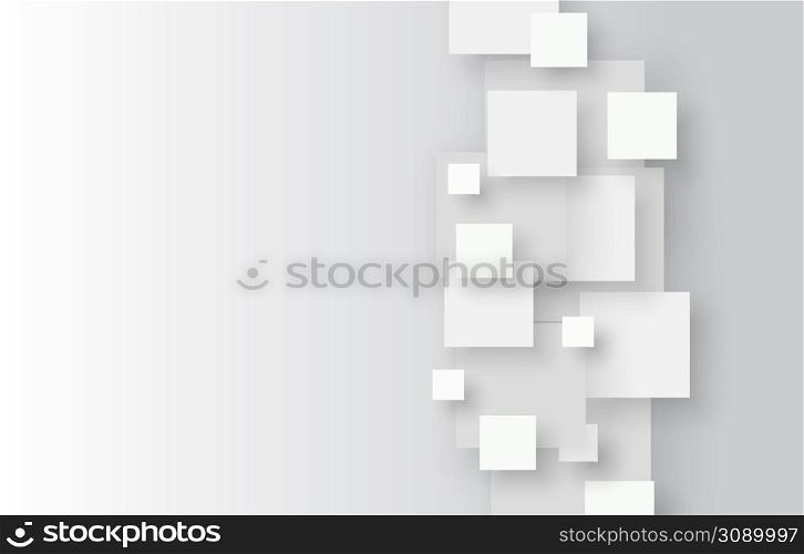 Grey geometric technology background with gear shape. Vector abstract graphic design. Grey geometric technology background with gear shape. Vector illustration