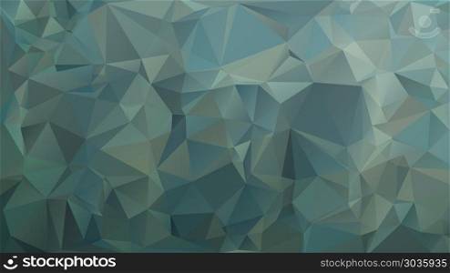 Grey green abstract low poly geometric background. Grey, green low poly background. Grey, green low poly background