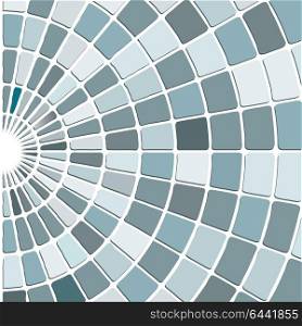 Grey grid mosaic background, creative tiles design templates.