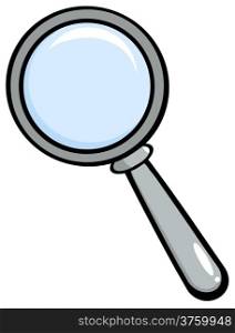 Grey Magnifying Glass