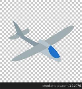 Grey plane isometric icon 3d on a transparent background vector illustration. Grey plane isometric icon