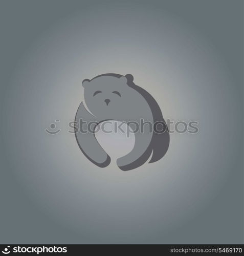 Grey polar bear