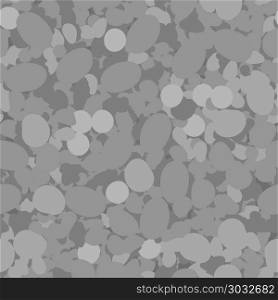 Grey Stone Seamless Pattern. Rock Floor Design. Solid Grey Stone Seamless Pattern. Rock Floor Design