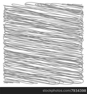 Grey Strokes Isolated on White Background. Grey Careless Sketch.. Grey Strokes Background.