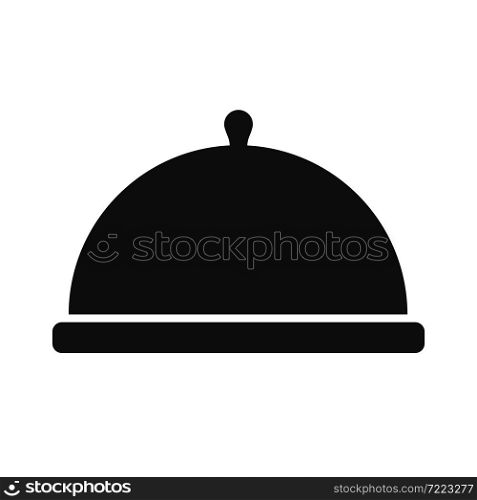Grey tray kitchenware vector illustration isolated on white. Grey tray kitchenware vector illustration isolated