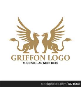 griffon logo vector design template
