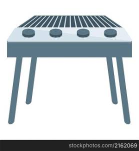 Grill bbq icon cartoon vector. Cook food. Fire party. Grill bbq icon cartoon vector. Cook food