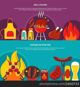 Grill chiken and cooking on open fire flat drawing such dishes as grill chiken roasted meal vector illustration. Grill Chiken And Cooking On Open Fire Flat 