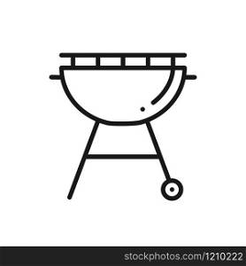 Grill Line Icon. Roaster BBQ. Charcoal Grill Sign and Symbol. Barbecue. Grill Line Icon. Roaster BBQ. Charcoal Grill Sign and Symbol. Barbecue.