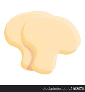 Grill mushrooms icon cartoon vector. Cook bbq. Picnic meat. Grill mushrooms icon cartoon vector. Cook bbq
