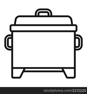 Grill smokehouse icon outline vector. Bbq barbecue. Oven house. Grill smokehouse icon outline vector. Bbq barbecue