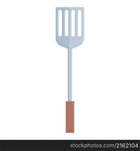 Grill spatula icon cartoon vector. Cook food. Picnic tool. Grill spatula icon cartoon vector. Cook food